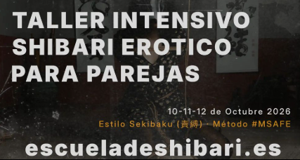 Taller de Shibari Erótico — Sekibaku — Erotic Shibari Workshop