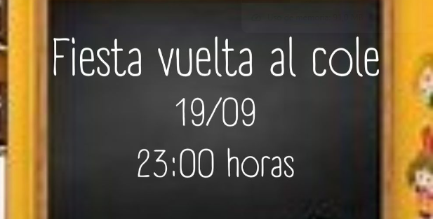 Fiesta «Vuelta al cole’ en el DomuS