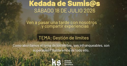 Kedada de Sumis@s sábado 18 de julio